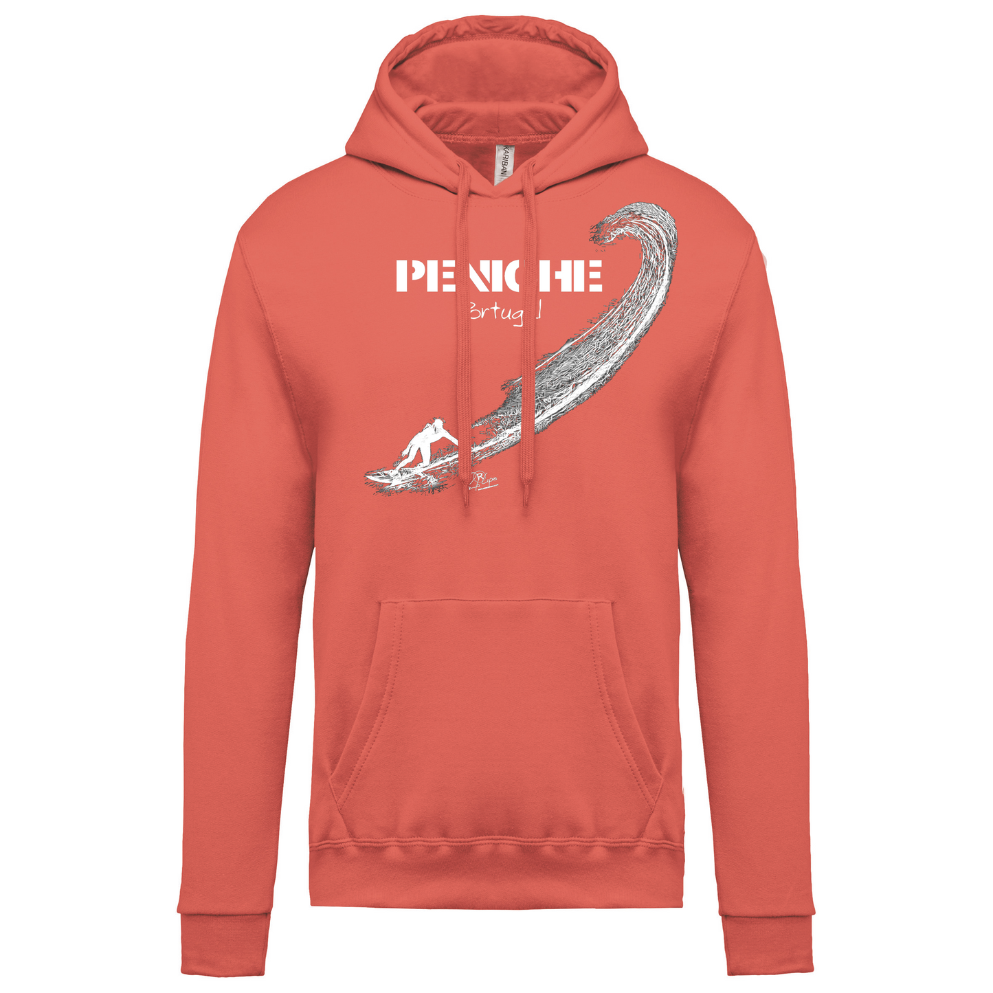 Sweatshirt Kariban com Capuz Surf Peniche