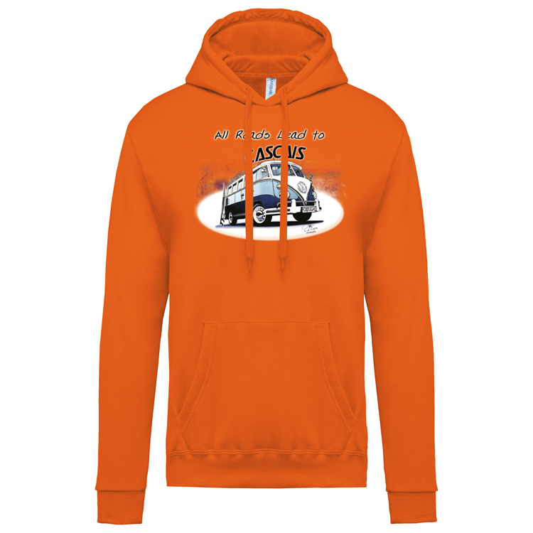 Sweatshirt Kariban com Capuz All Roads Lead to Cascais