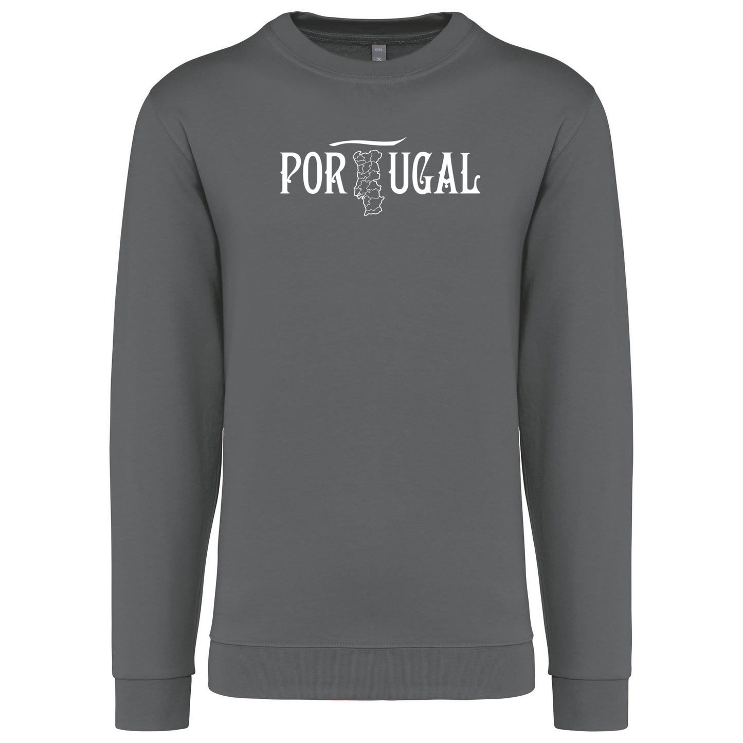 Sweatshirt Kariban sem Capuz Mapa de Portugal
