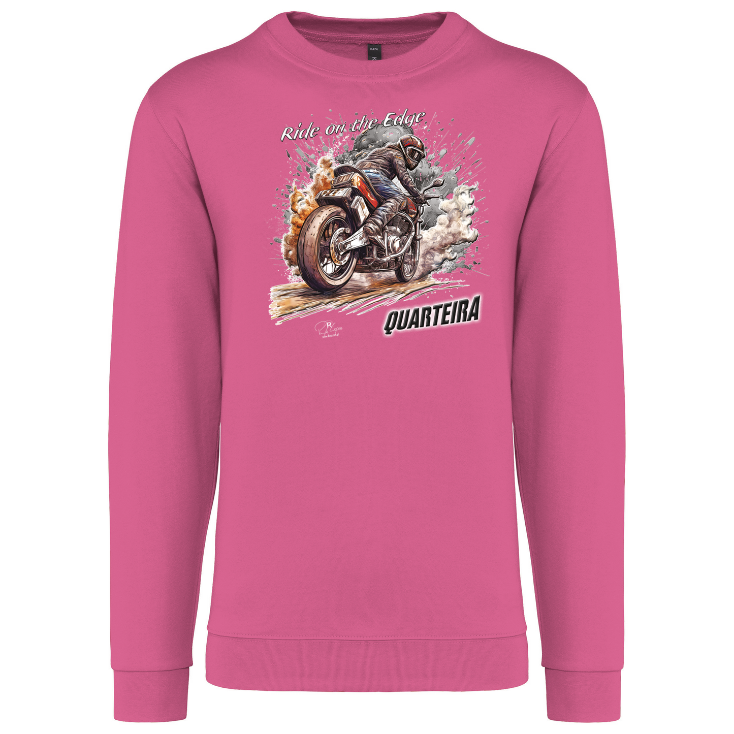 Sweatshirt Kariban sem Capuz Ride on the Edge Quarteira