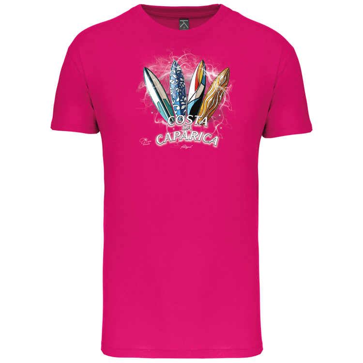 T-Shirt Algodão Biológico Surfboards Costa da Caparica