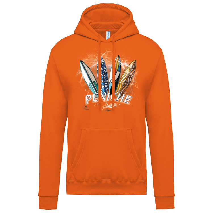 Sweatshirt Kariban com Capuz Surfboards Peniche