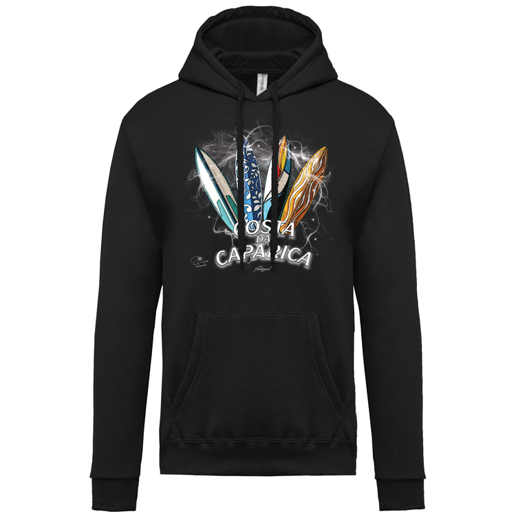 Sweatshirt Kariban com Capuz Surfboards Caparica