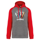 Sweatshirt Bicolor com capuz Surfboards Ilha da Madeira