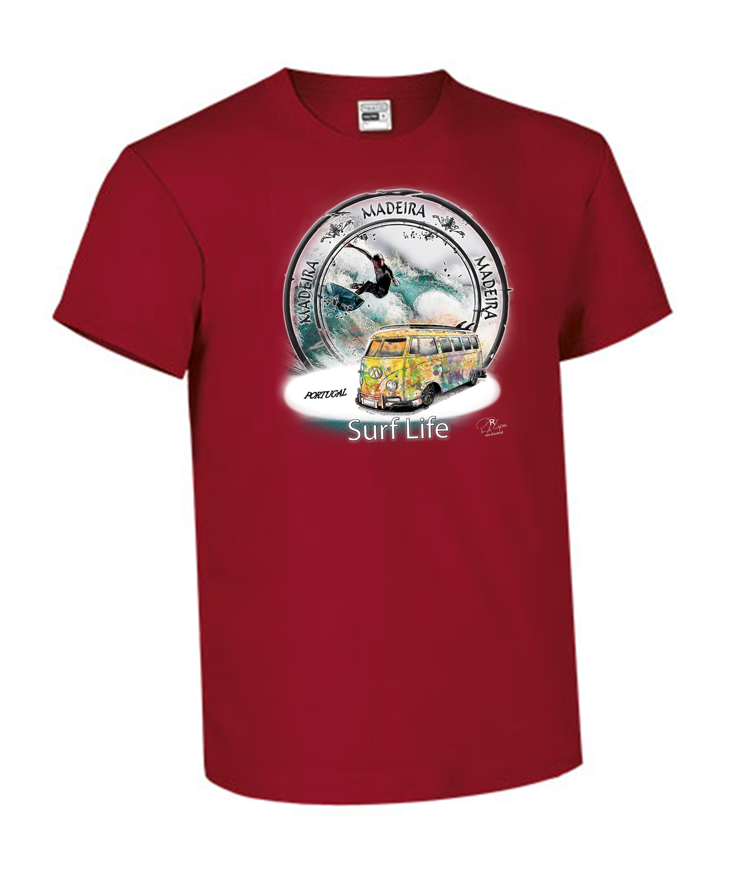 T-shirt Kids Surf Life Ilha da Madeira