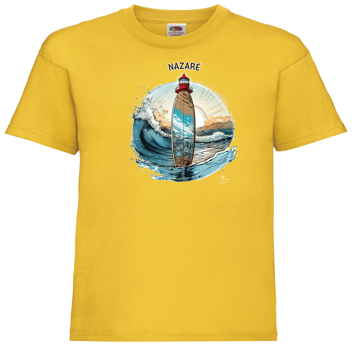 T-shirt Fruit of the Loom Kids Sol Nazaré