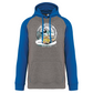 Sweatshirt Bicolor com capuz Surf Life Lagos