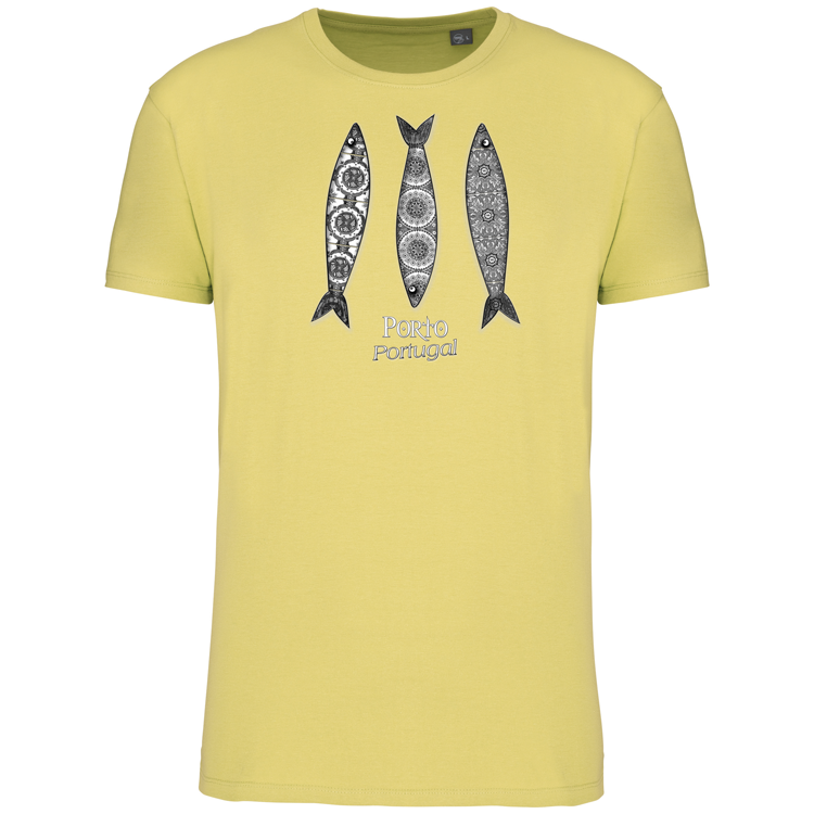 T-Shirt Algodão Biológico 3 Sardinhas Porto