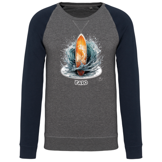 Sweatshirt Bicolor sem capuz Prancha Faro