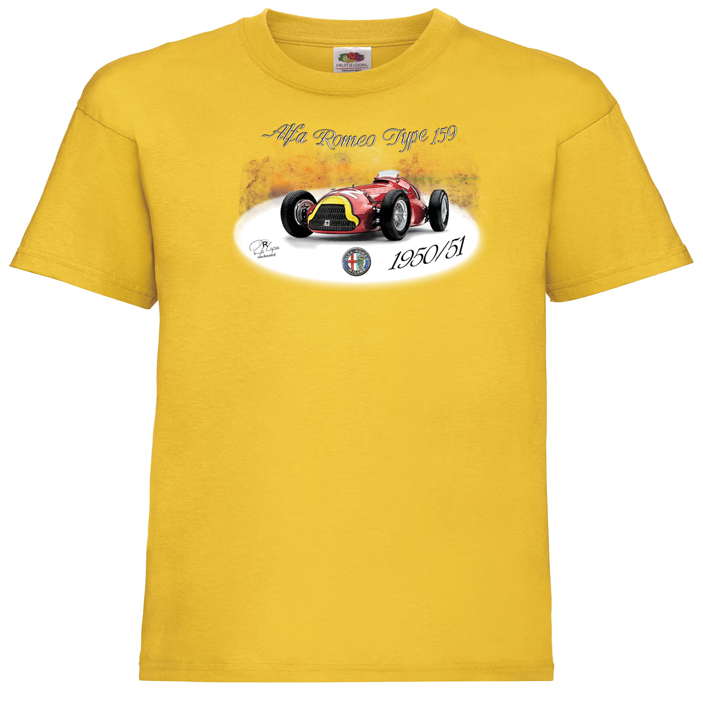T-shirt Fruit of the Loom Kids Alfa Romeo Type 159
