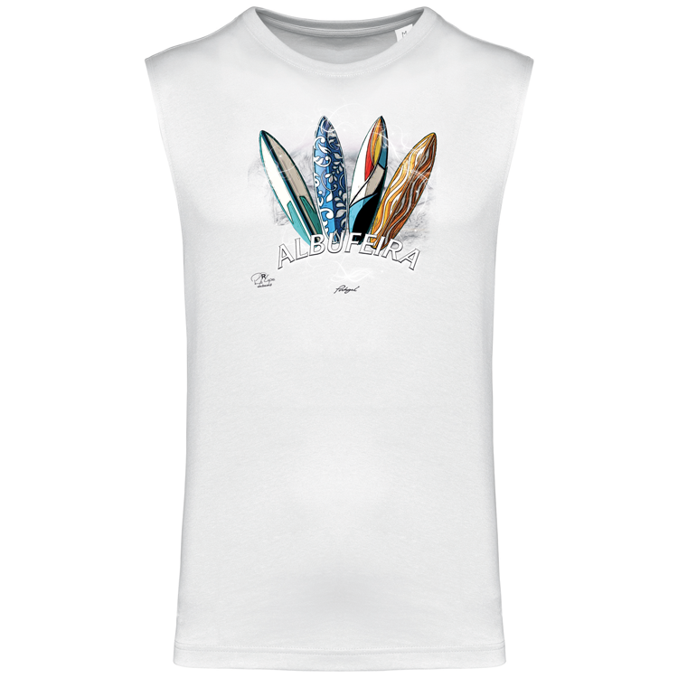 T-shirt Alças Surfboards Albufeira