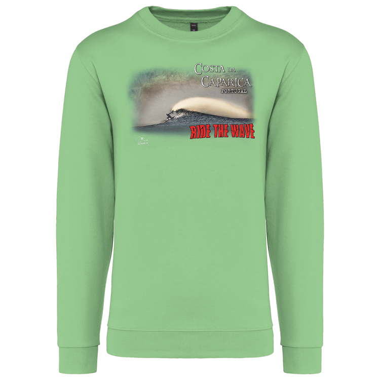 Sweatshirt Kariban sem Capuz Ride the Wave Costa da Caparica