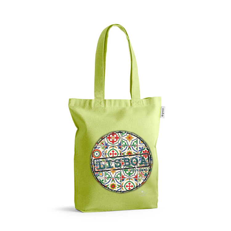 Sacos de Algodão Ecológico 220g Pin Lisboa