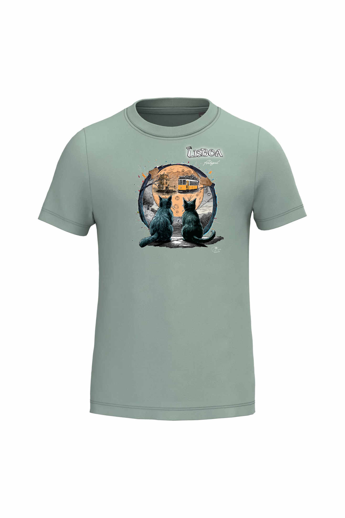T-shirt de Criança Kariban Luar Lisboa