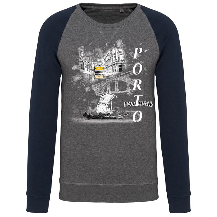 Sweatshirt Bicolor sem capuz Espelho 2