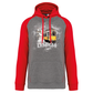 Sweatshirt Bicolor com capuz Carreira 28