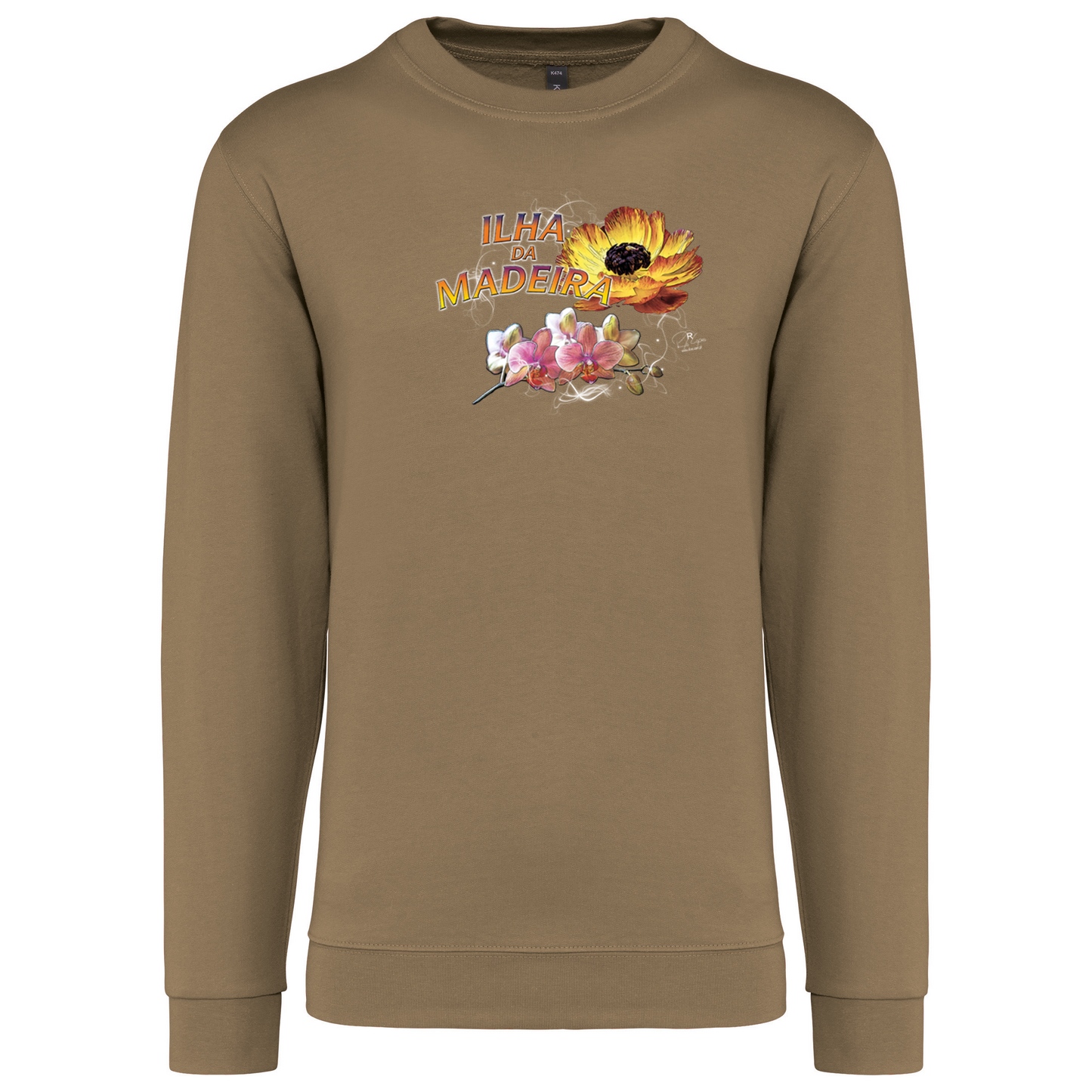 Sweatshirt Kariban sem Capuz Madeira Flowers