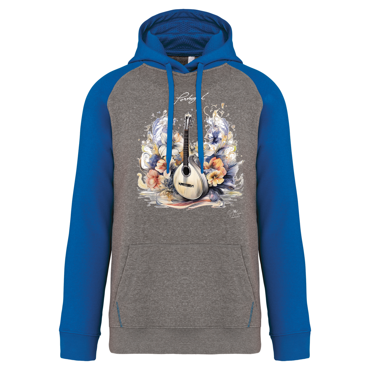 Sweatshirt Bicolor com capuz Guitarra Portuguesa