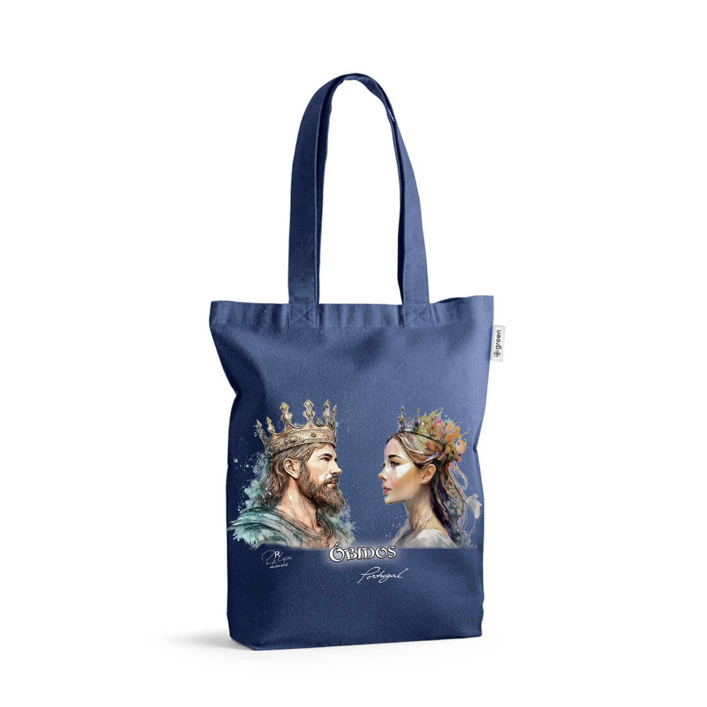 Sacos de Algodão Ecológico 220g King and Queen Óbidos