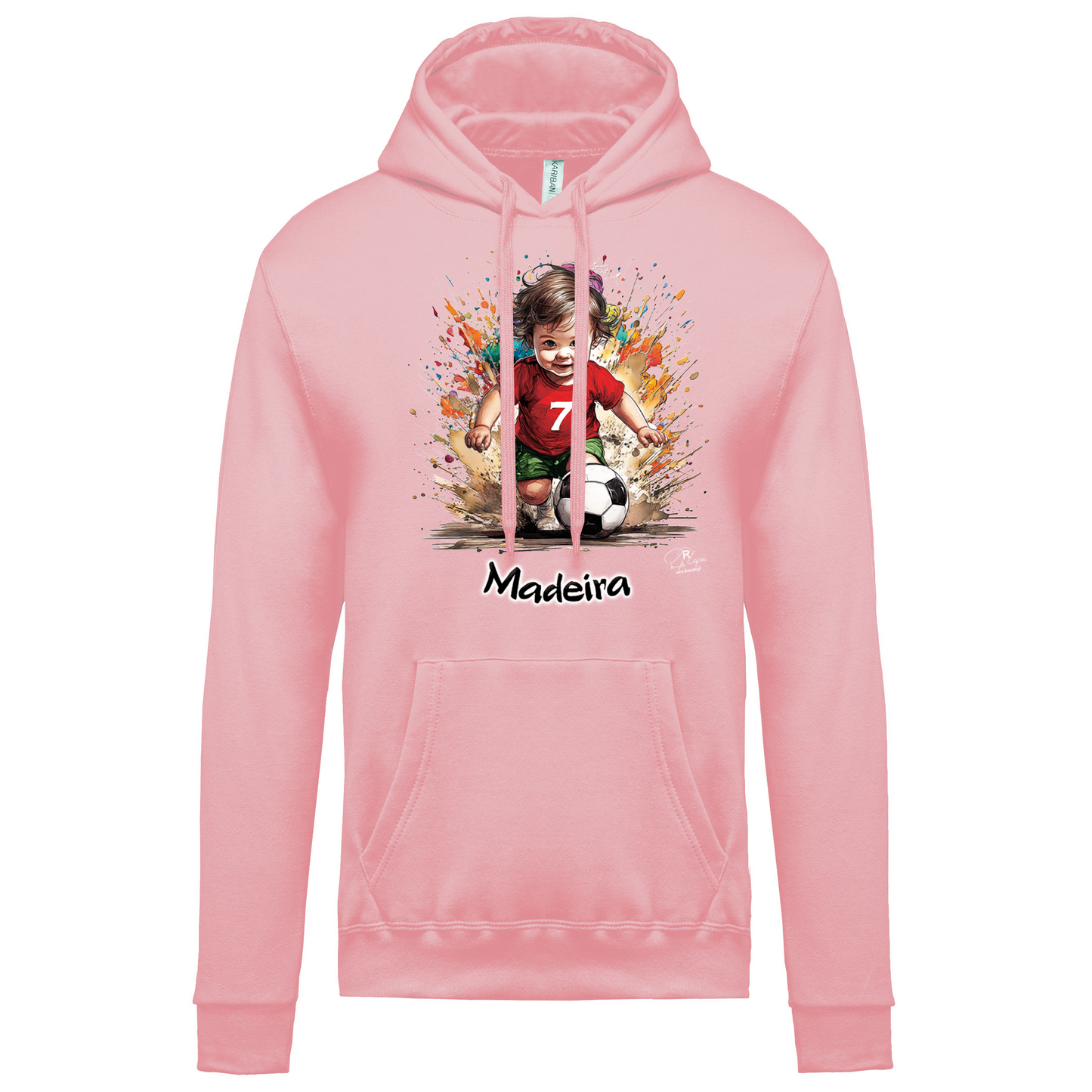 Sweatshirt Kariban com Capuz 7 Madeira