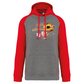 Sweatshirt Bicolor com capuz Madeira Flowers