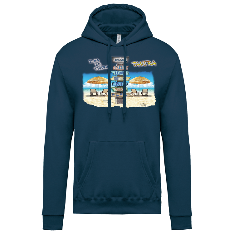 Sweatshirt Kariban com Capuz Pegadas Tavira
