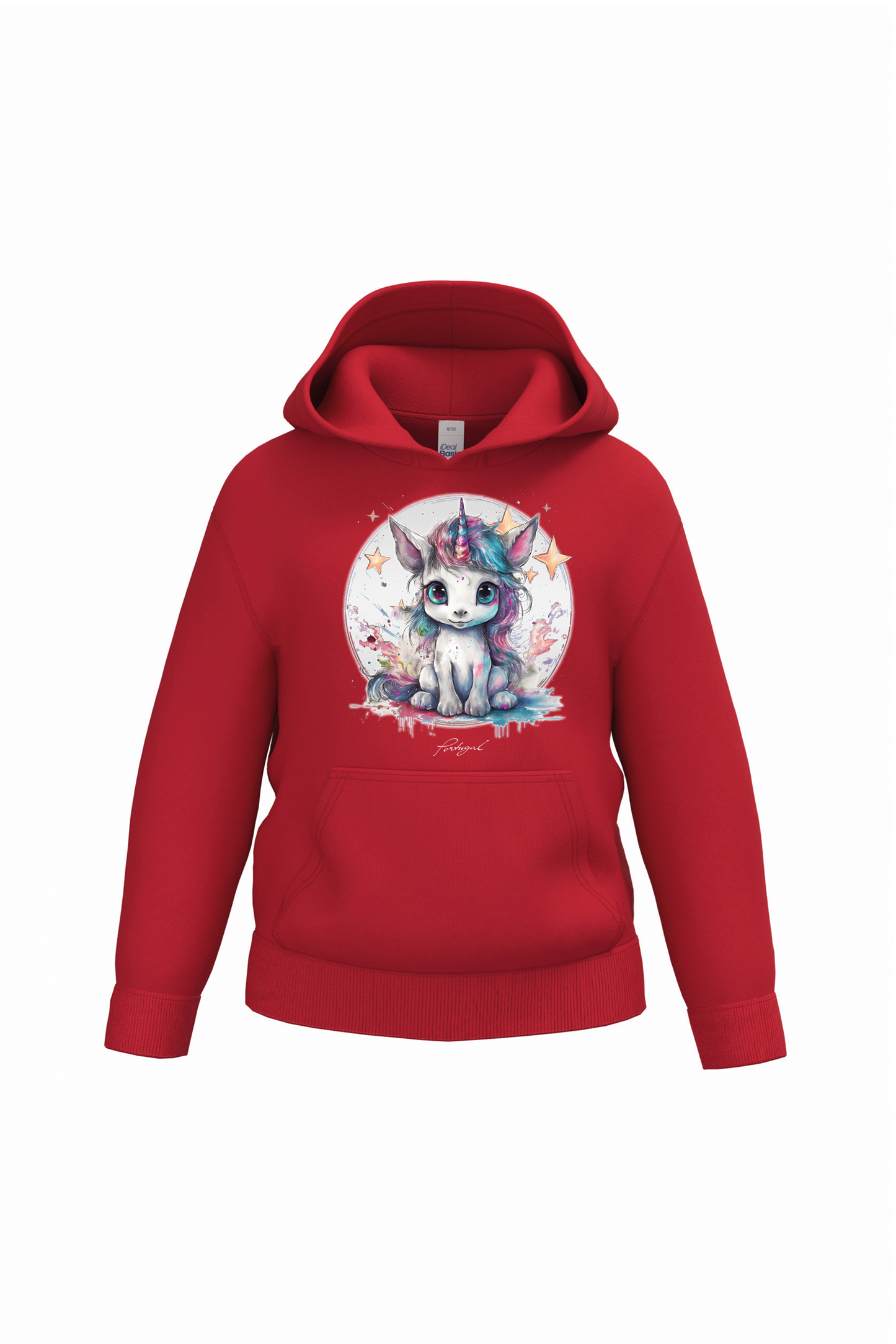 Sweatshirt com capuz Ideal Kids Unicórnio