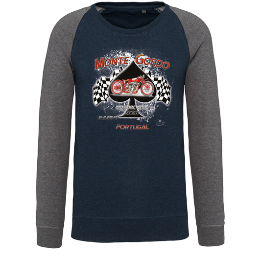 Sweatshirt Bicolor sem capuz Monte Gordo Motorcycle Show