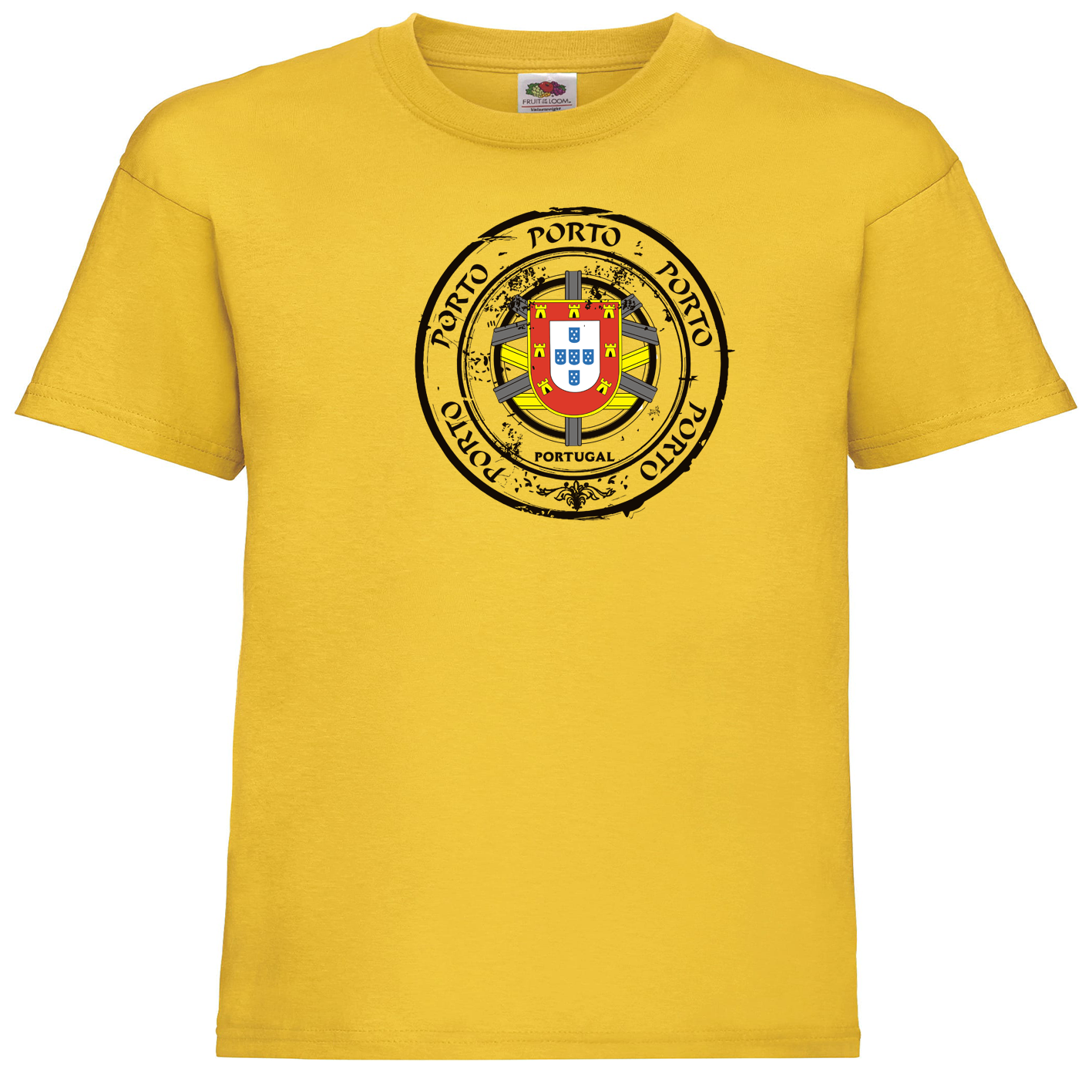 T-shirt Fruit of the Loom Kids Selo Escudo Porto