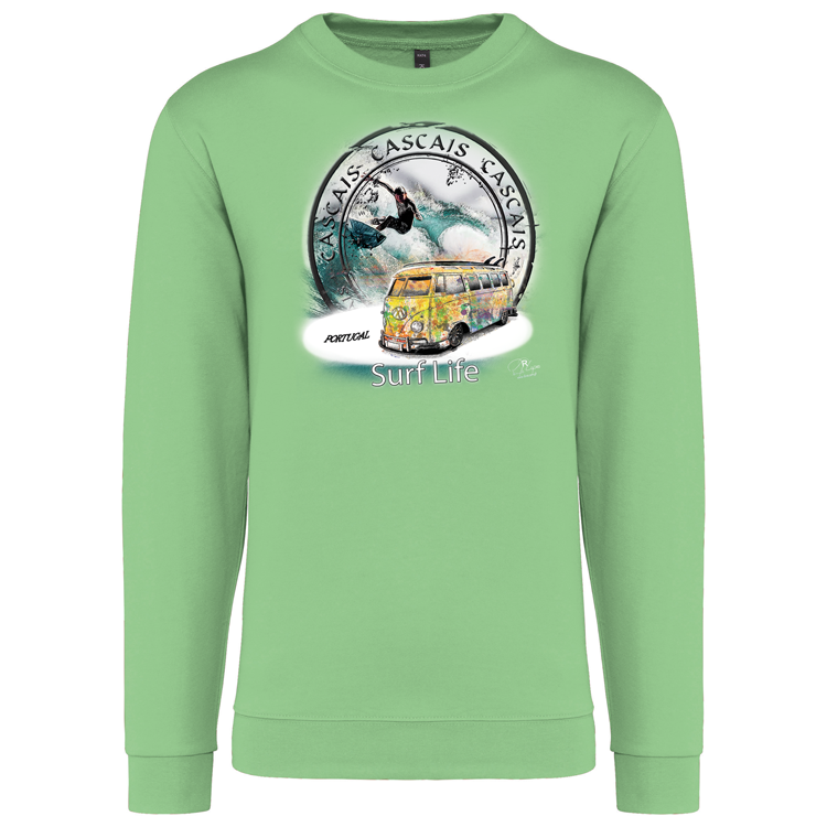 Sweatshirt Kariban sem Capuz Surf Life Cascais