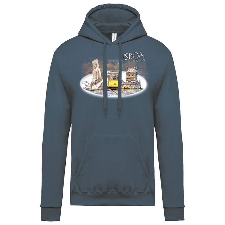 Sweatshirt Kariban com Capuz Monumentos Belém