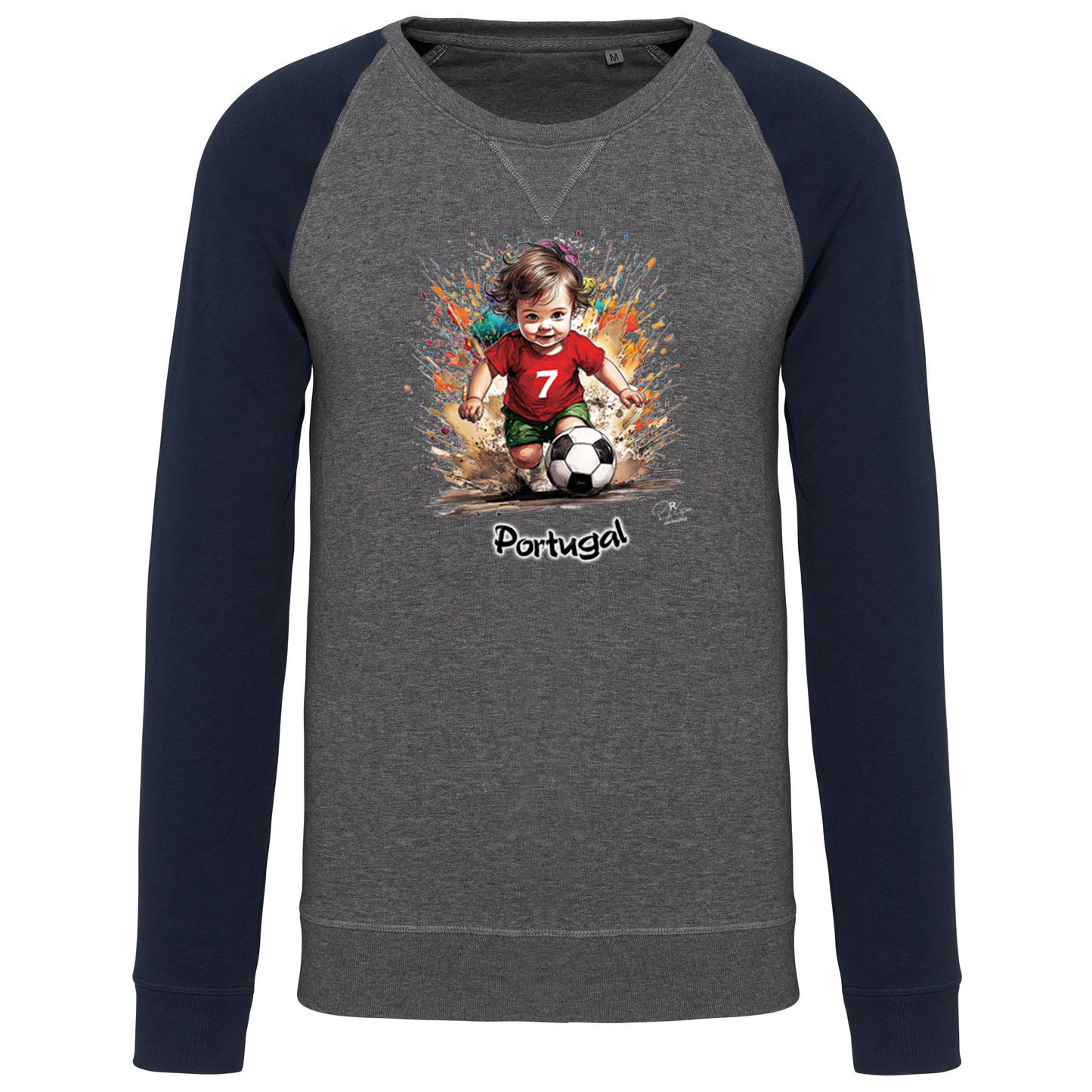 Sweatshirt Bicolor sem capuz 7 Portugal