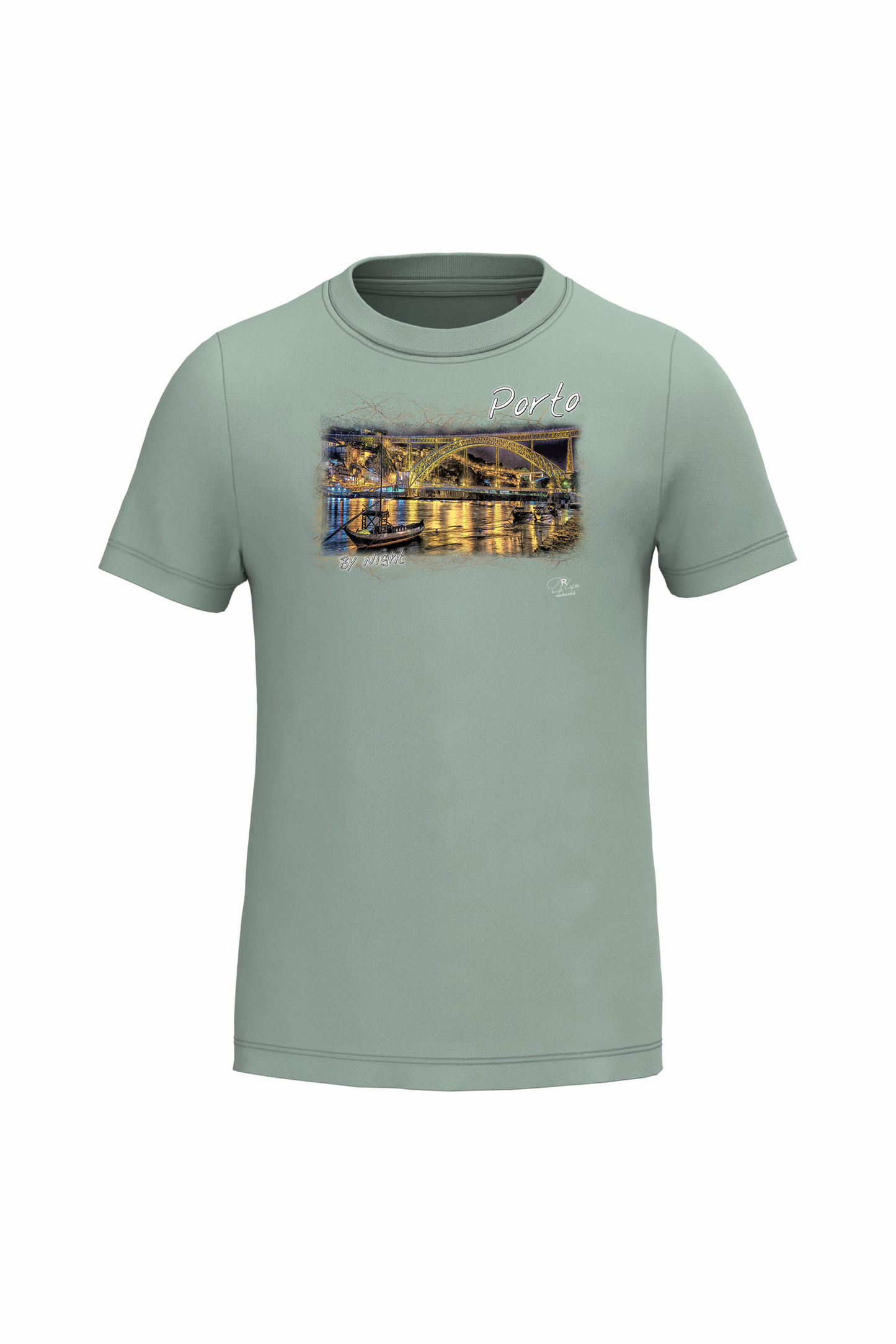 T-shirt de Criança Kariban Porto By Night