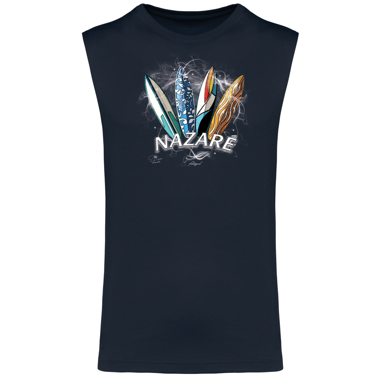 T-shirt Alças Surfboards Nazaré