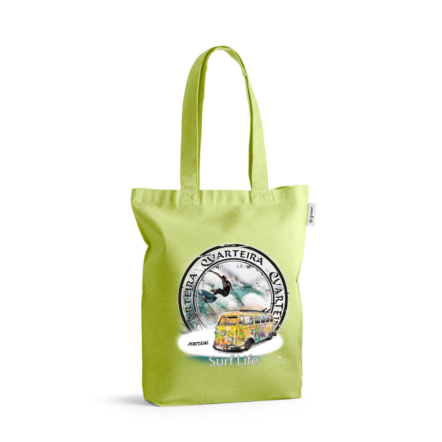 Sacos de Algodão Ecológico 220g Surf Life Quarteira