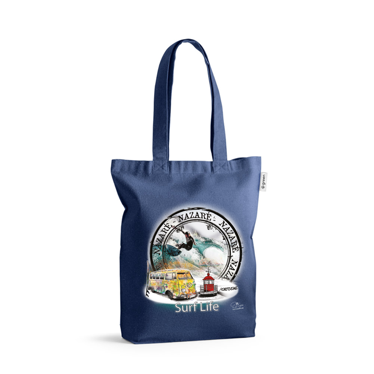 Sacos de Algodão Ecológico 220g Surf Life Nazaré
