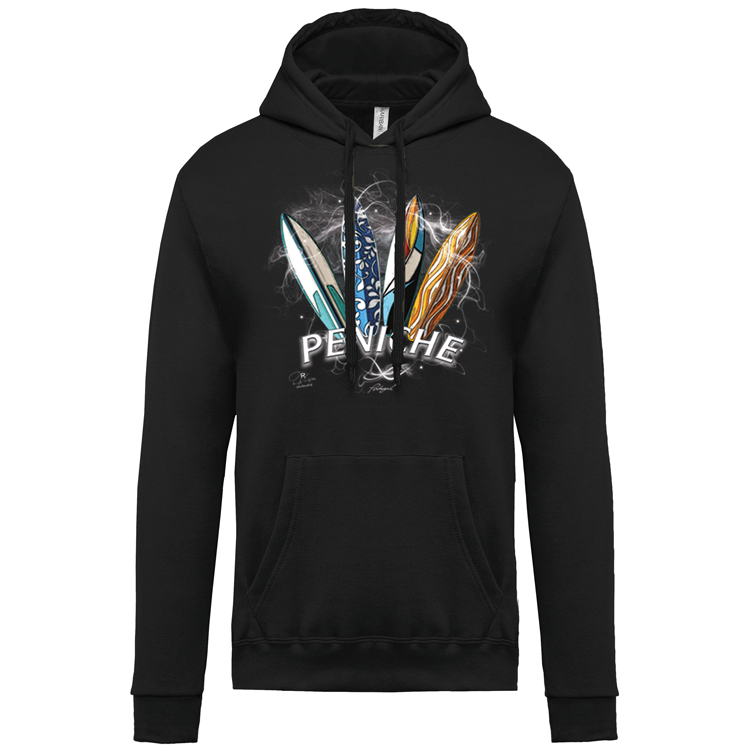 Sweatshirt Kariban com Capuz Surfboards Peniche