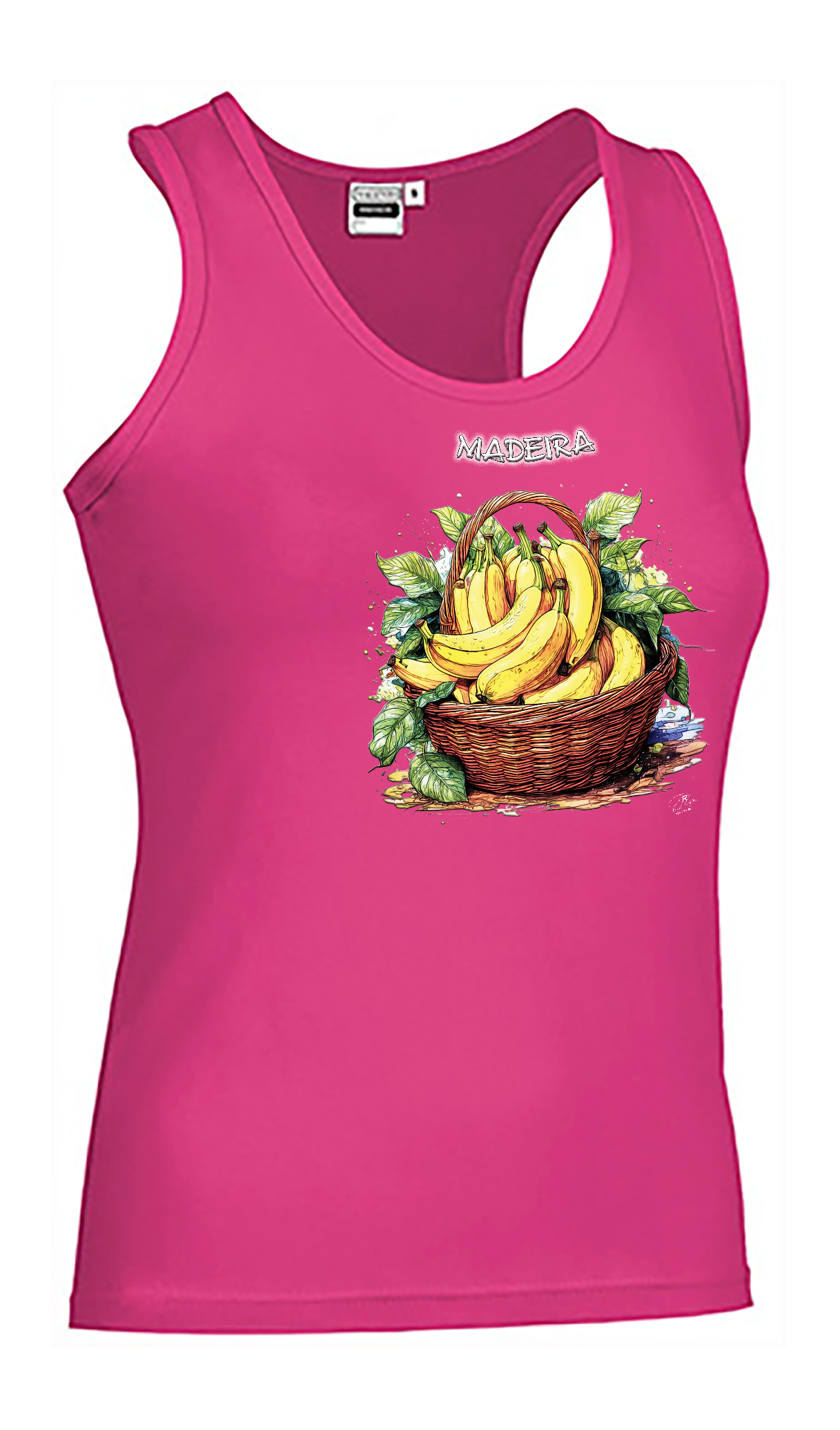 T-shirt Alças Senhora Cesto Bananas