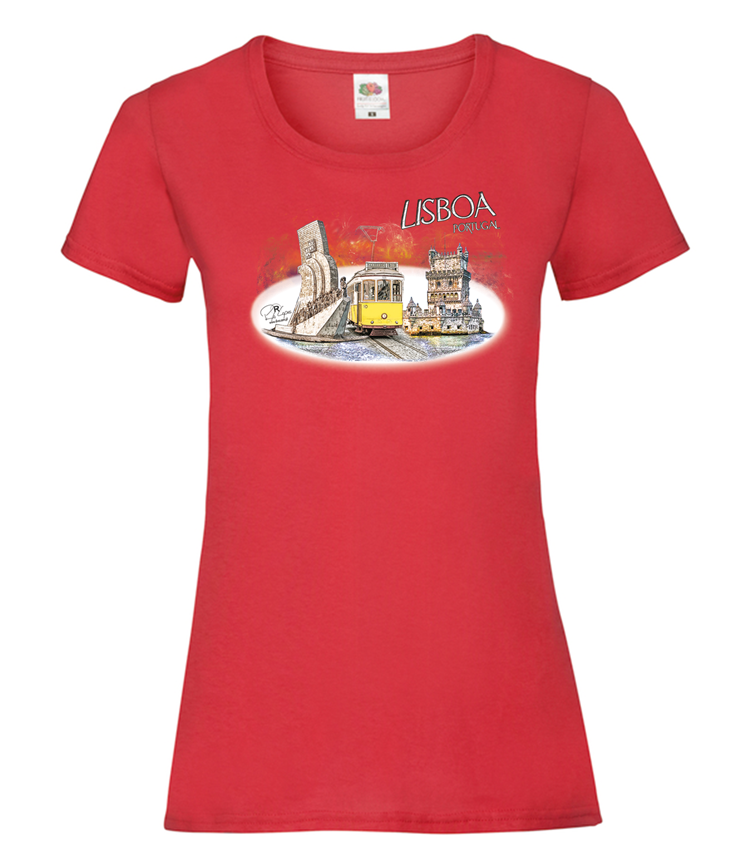 T-shirt Senhora Monumentos Belém