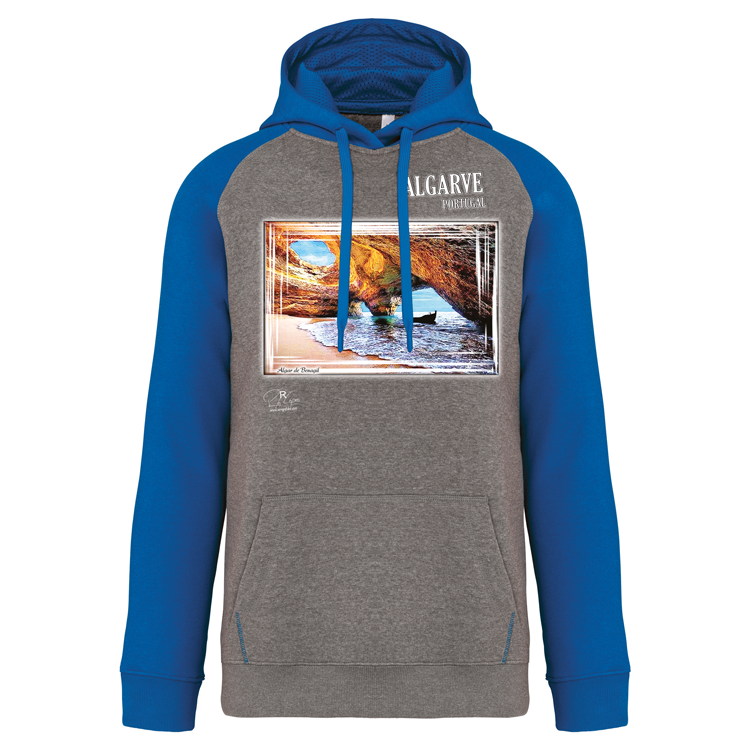 Sweatshirt Bicolor com capuz Algar de Benagil