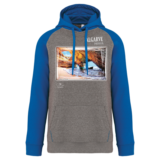 Sweatshirt Bicolor com capuz Algar de Benagil