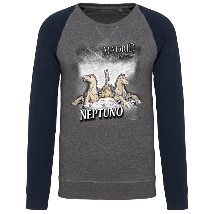 Sweatshirt Bicolor sem capuz Neptuno