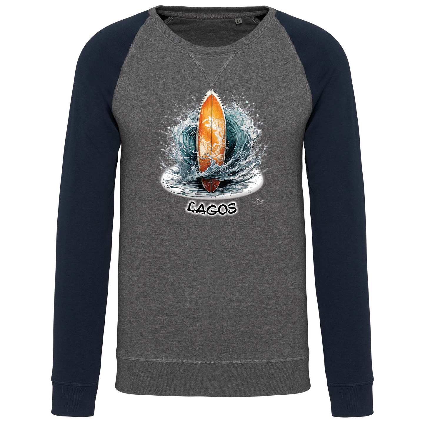 Sweatshirt Bicolor sem capuz Prancha Lagos