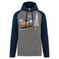 Sweatshirt Bicolor com capuz Clérigos