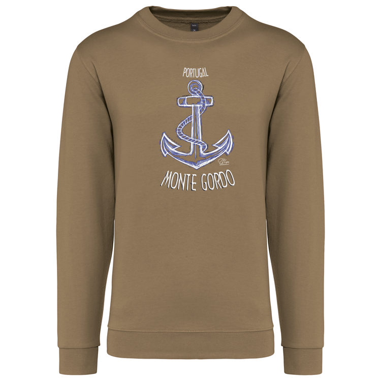 Sweatshirt Kariban sem Capuz Âncora Monte Gordo