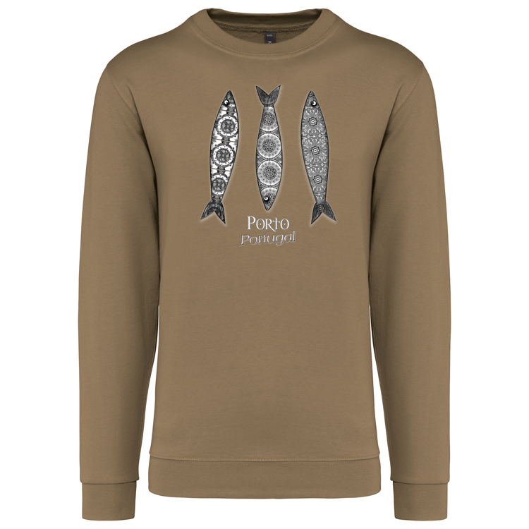 Sweatshirt Kariban sem Capuz 3 Sardinhas Porto
