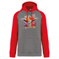 Sweatshirt Bicolor com capuz Estrelícias