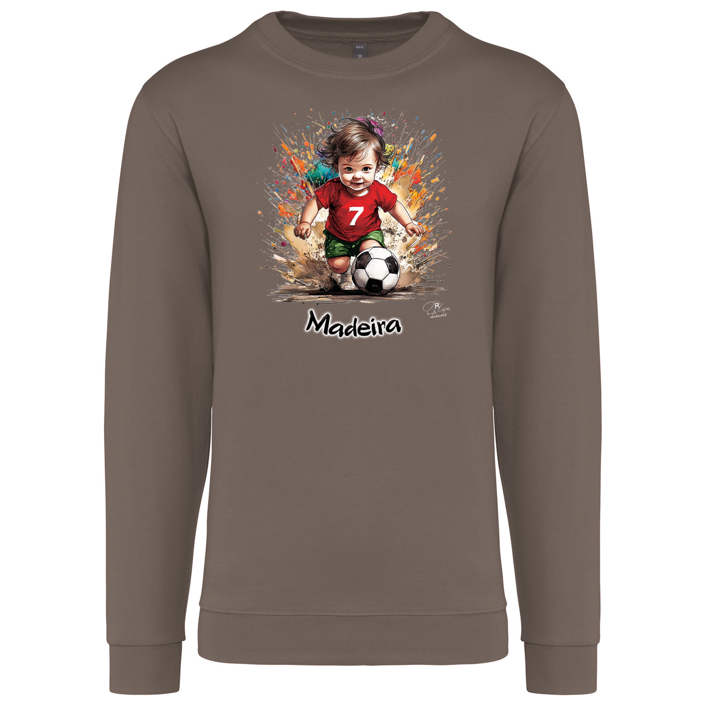 Sweatshirt Kariban sem Capuz 7 Madeira