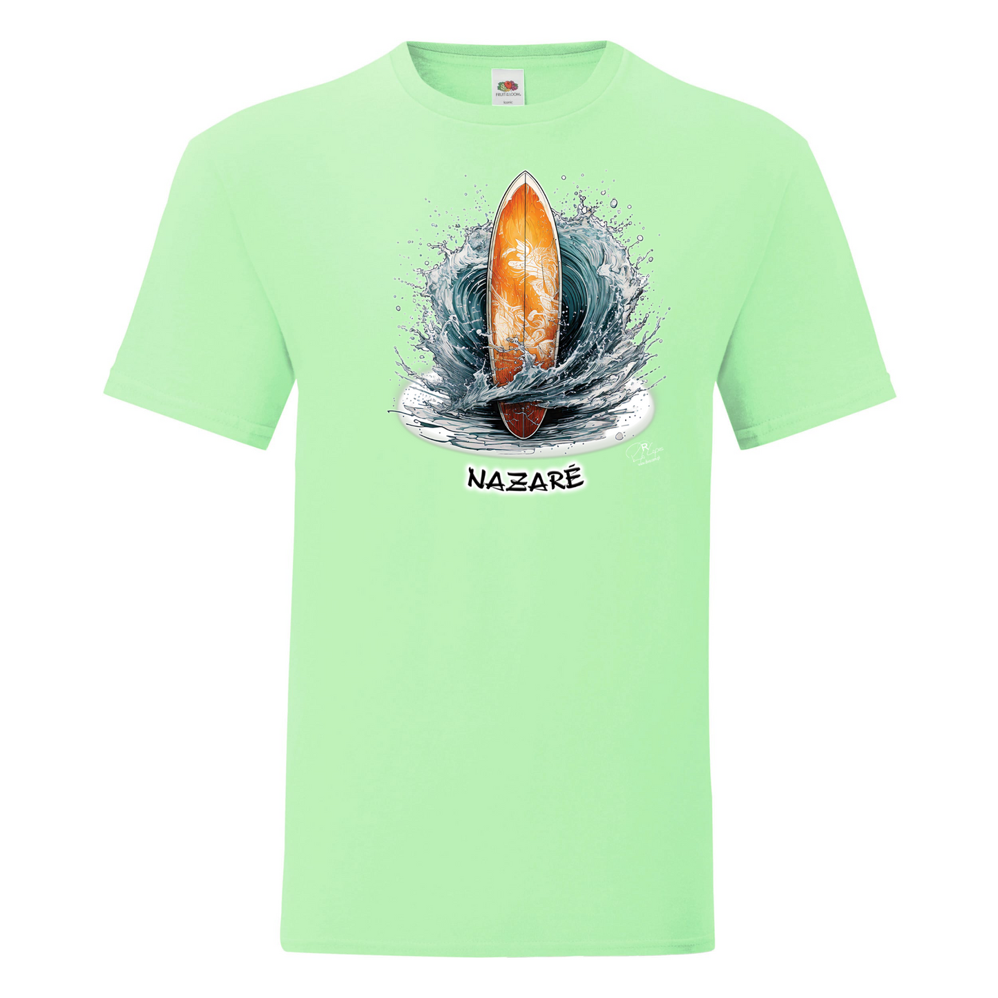 T-shirt Fruit of the Loom, Iconic, 150g, Prancha Nazaré