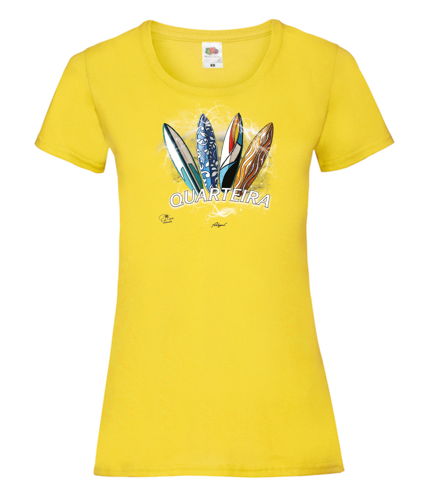 T-shirt Senhora Surfboards Quarteira